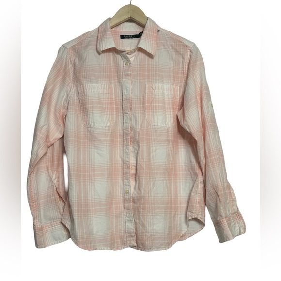 Lauren Ralph Lauren Long Sleeve Button Down Shirt size XL - Picture 8 of 12